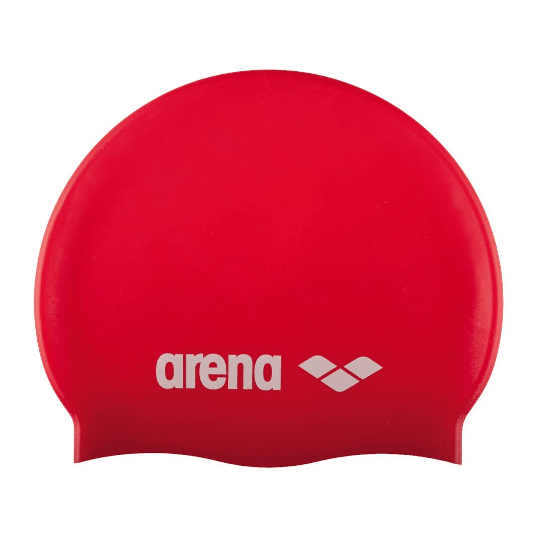 ARENA Touca de natação infantil Arena Classic Silicone Vermelho
