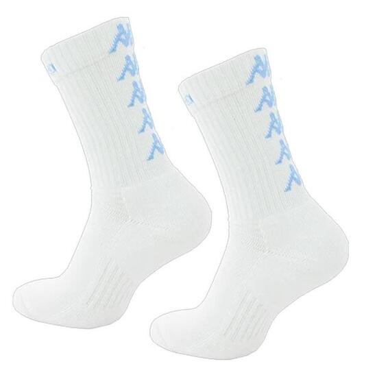 Chaussettes de Sport Blanc/Bleu Kappa Eleno