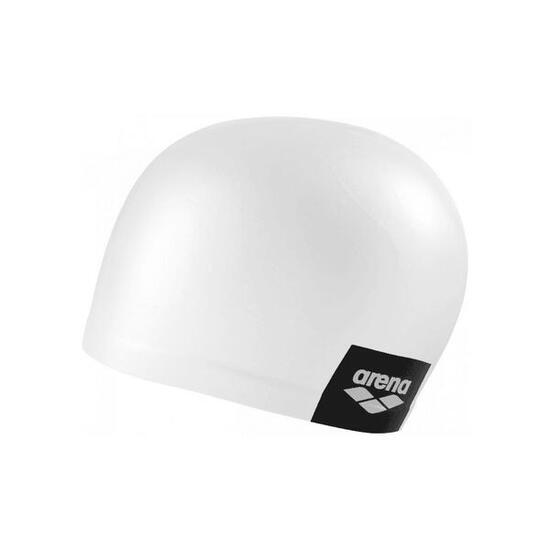 Bonnette de bain Arena Logo Moulded Blanc