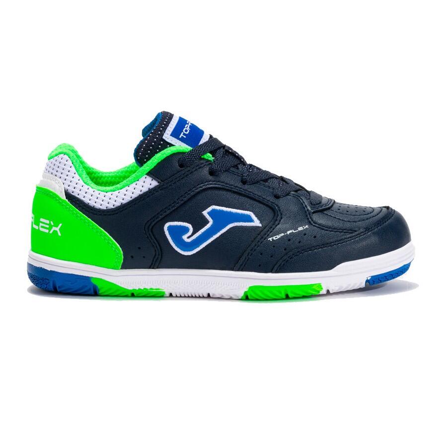Zapatillas Futbol sala Niño Joma TOP FLEX JR Azul 3/5