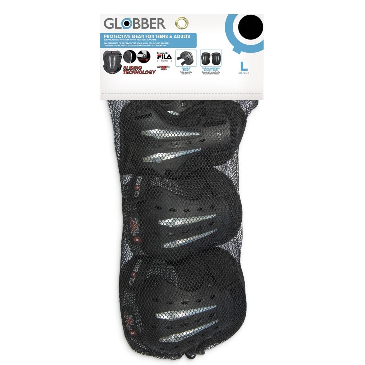 Set de 3 protections ADULTE - Noir 2/5