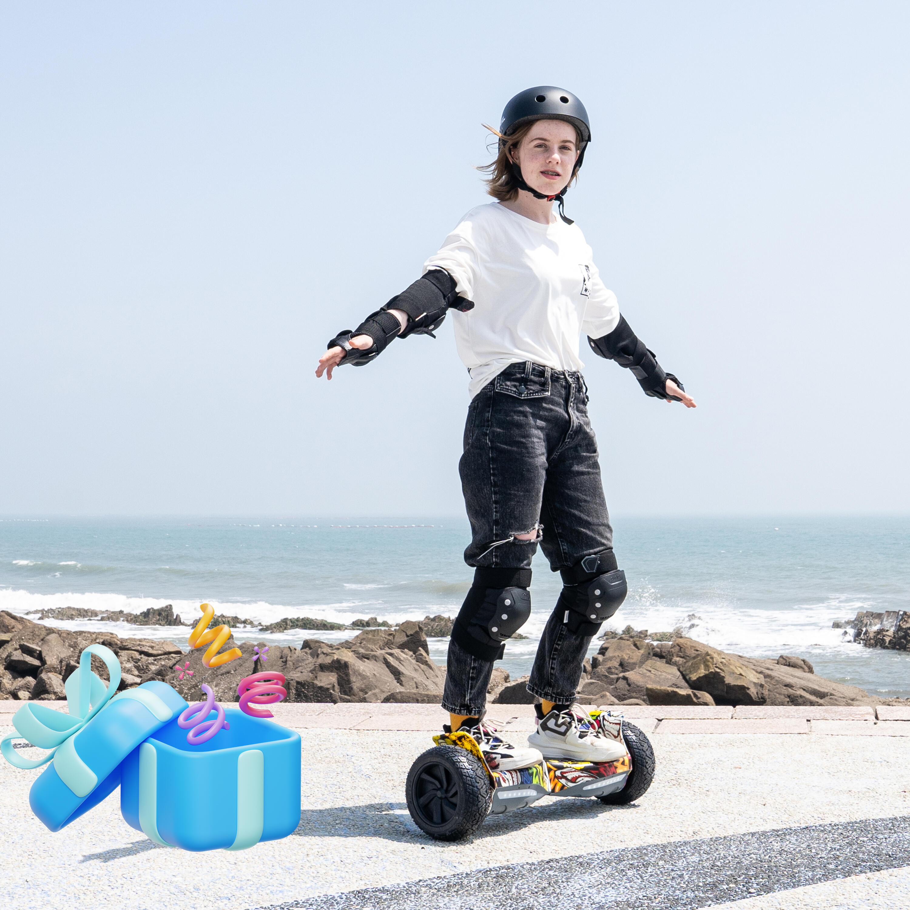 Hoverboards con Go-Kart de 8.5 Pulgadas, Bluetooth RCB-HY-A16 7/9