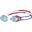 Arena Kinder Zwembril Tracks Mirror Blauw/Wit/Rood