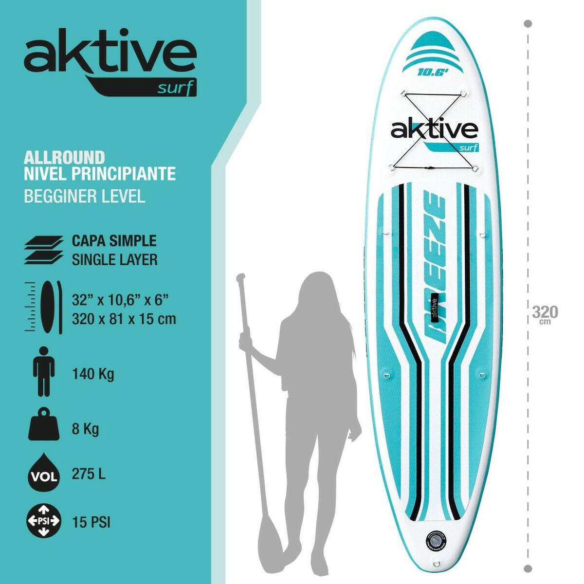 Planche de Paddle Surf Gonflable avec Accessoires Aktive 2/5