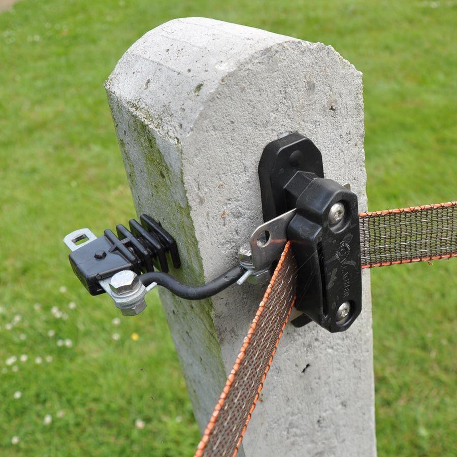 Isolatori per recinzioni elettriche di ancoraggio a 2 vie Gallagher (x4) 2/5