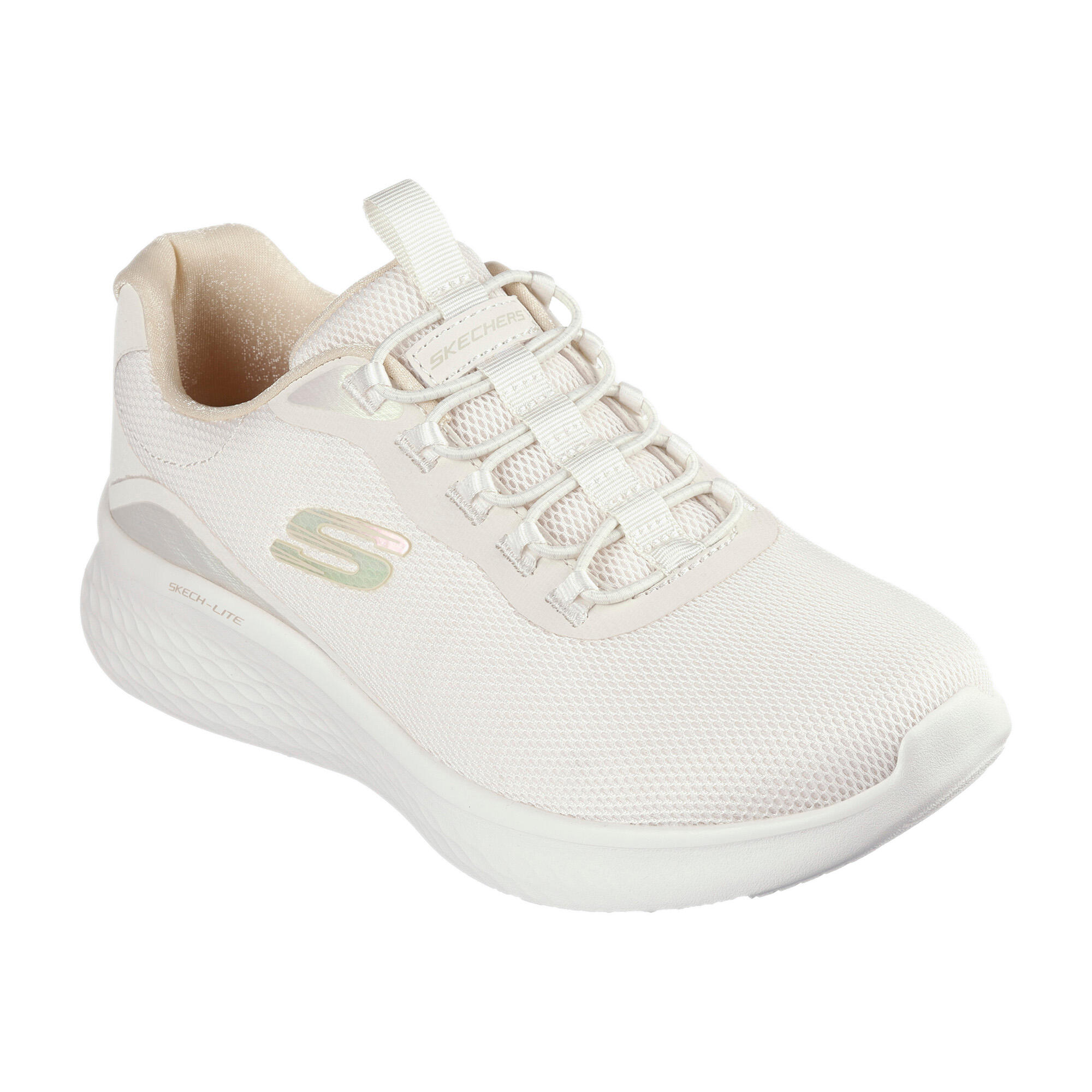 Women's Skechers Lite Pro-Glimmer White Sneakers 6/6