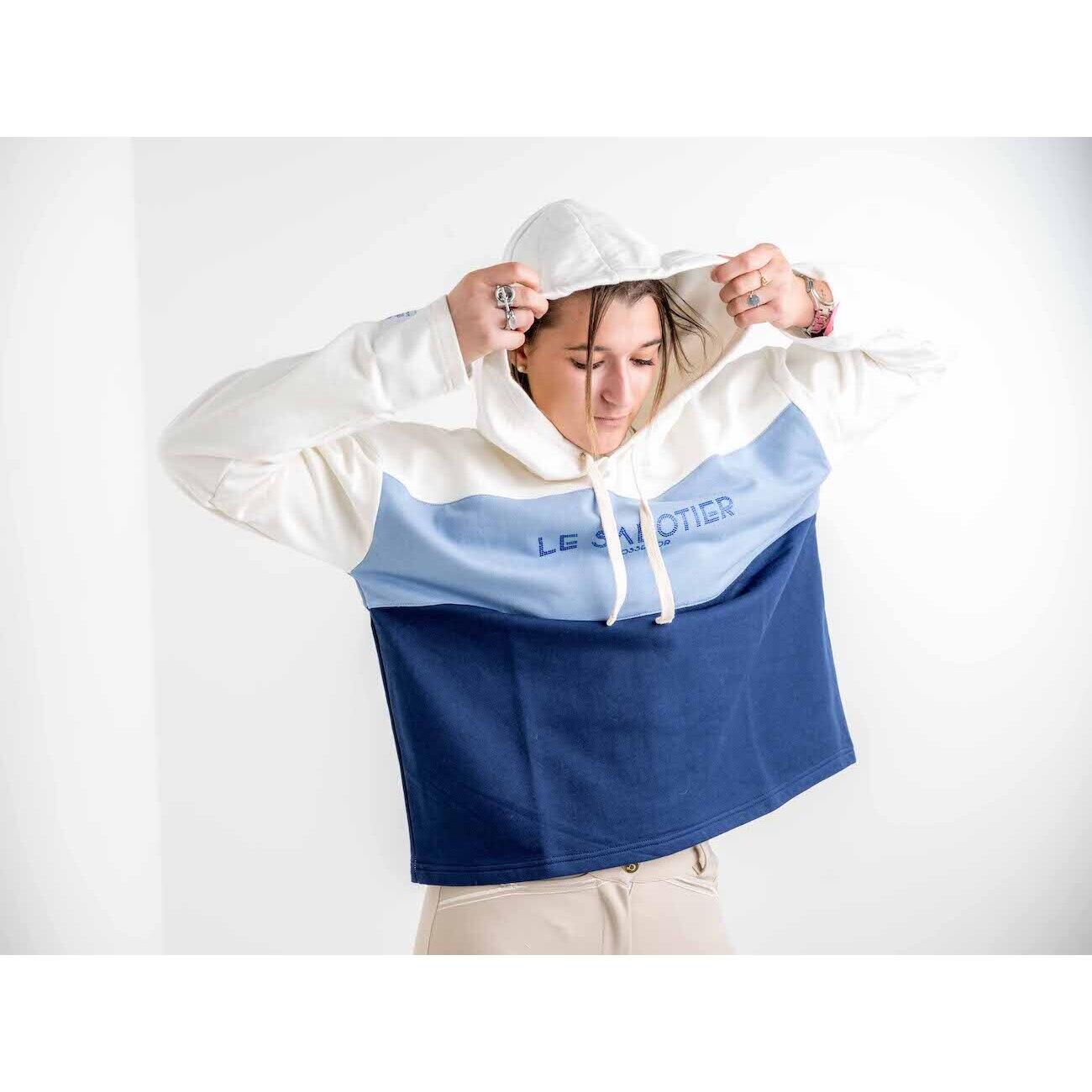 Damen-Hoodie Reiten Le Sabotier Edgard 3/4