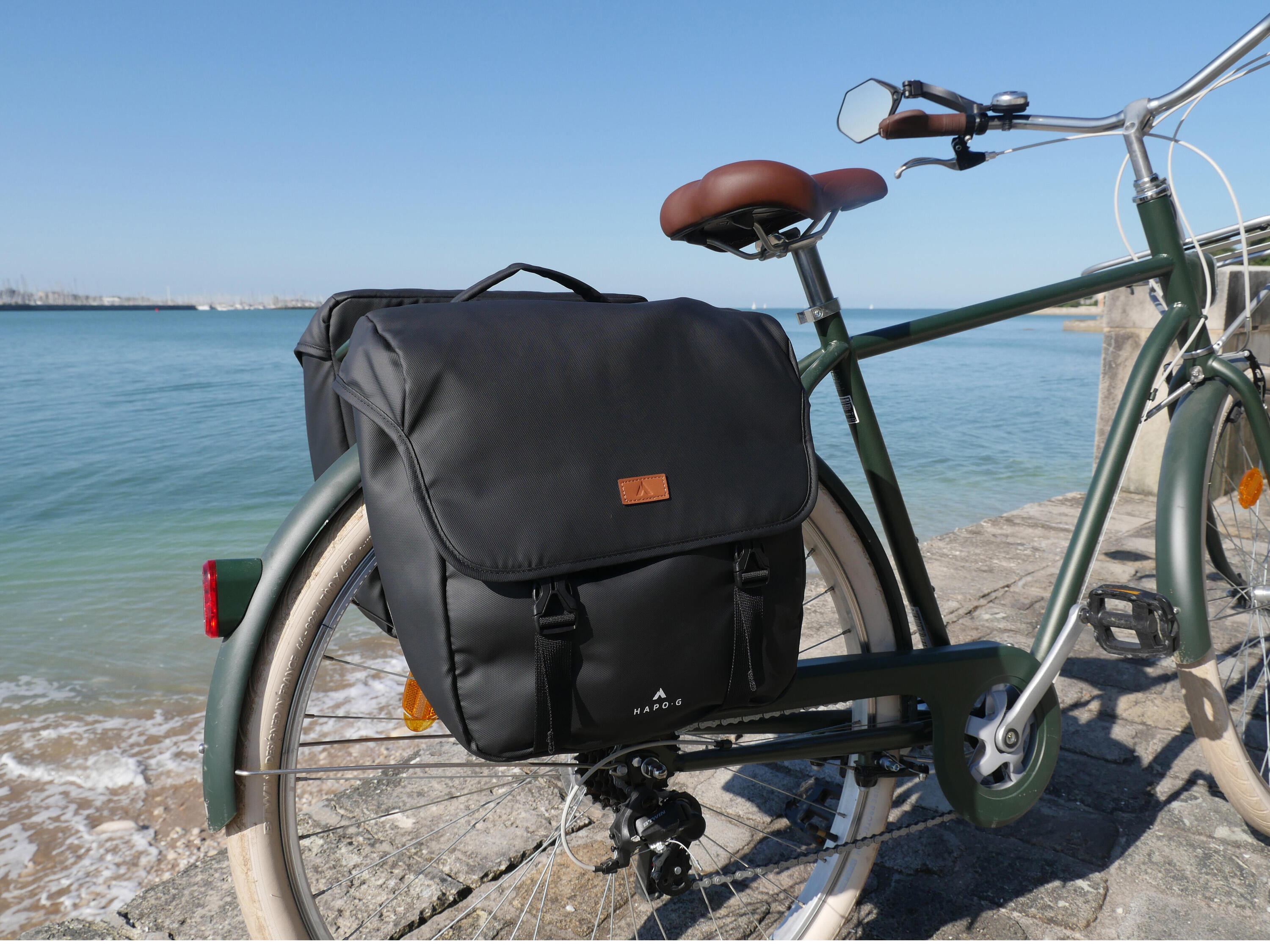 27L NERO borsa impermeabile doppia portabici 2/7