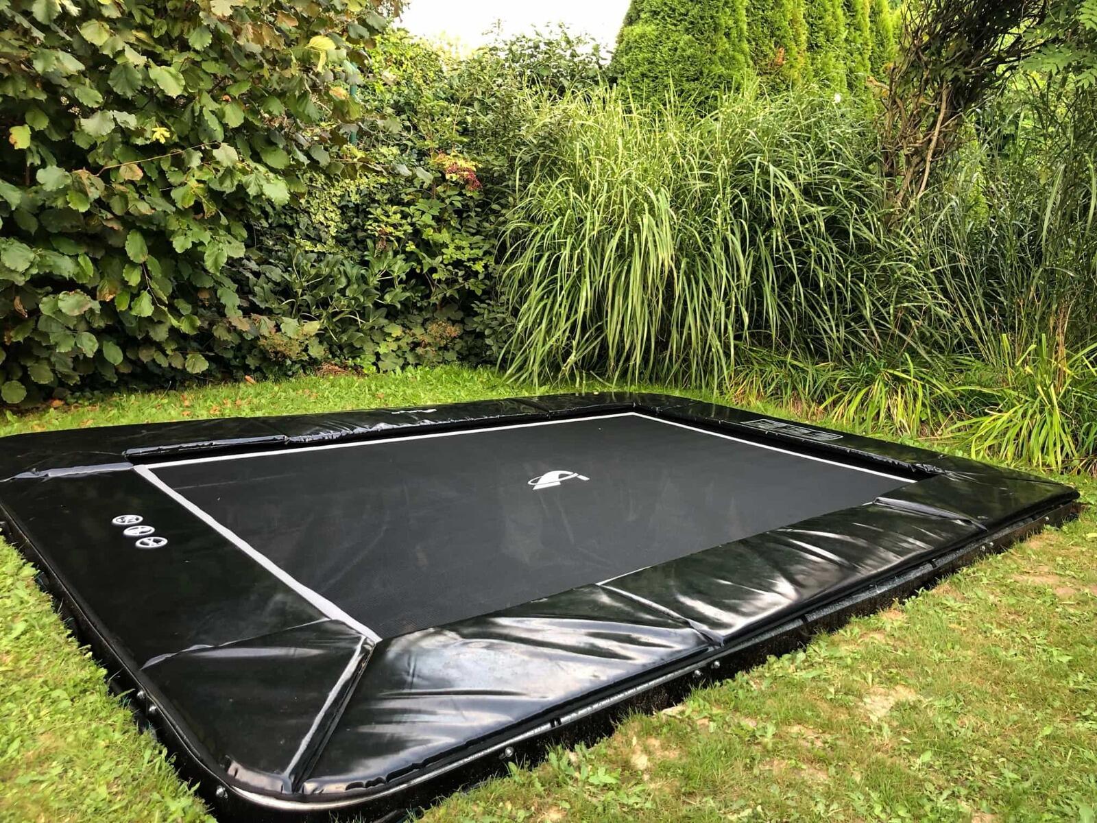 Flat to the ground Trampoline Rechthoekig Akrobat Primus Zwart/Zwart 335x244 cm 5/5