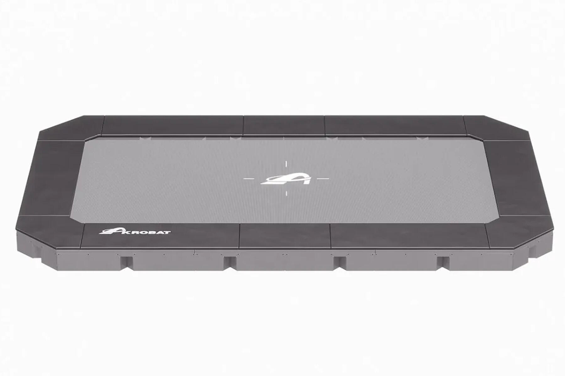 Flat to the ground Trampoline Rechthoekig Akrobat Primus Plus Black 520 x 305 cm 2/5