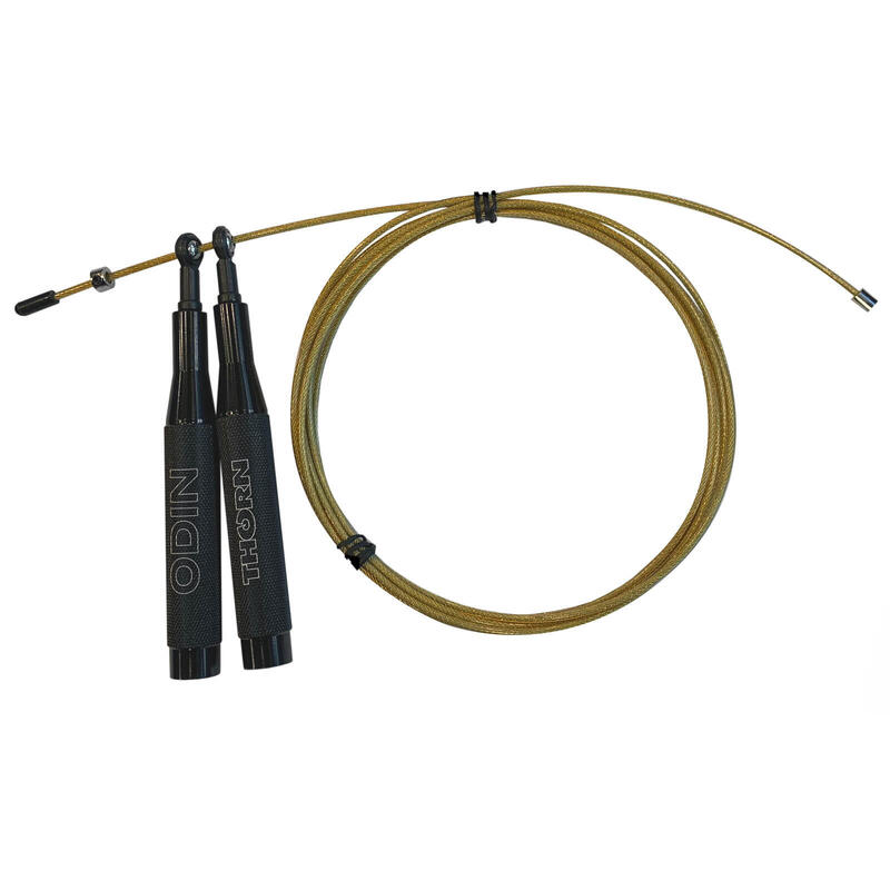 Skakanka stalowa  z łożyskami i regulacją THORN FIT Speed Rope ODIN