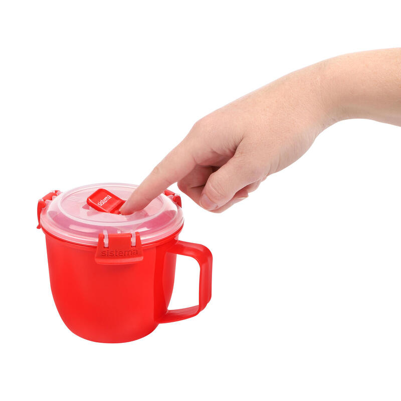 Microwave™ Hrnek na polévku 565 ml, červená