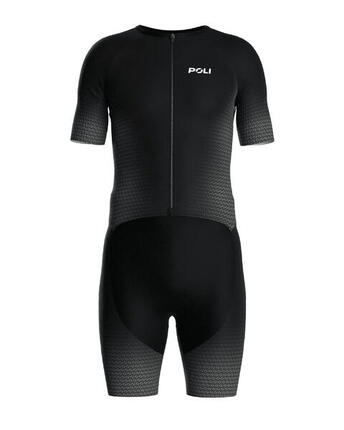 Premium Triathlon-Einteiler kurzärmelig Herren – DEEPRA