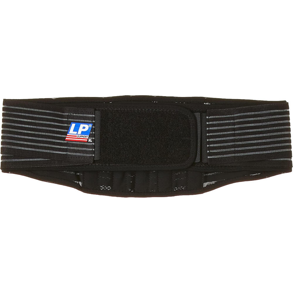 6吋透氣支撐腰帶黑