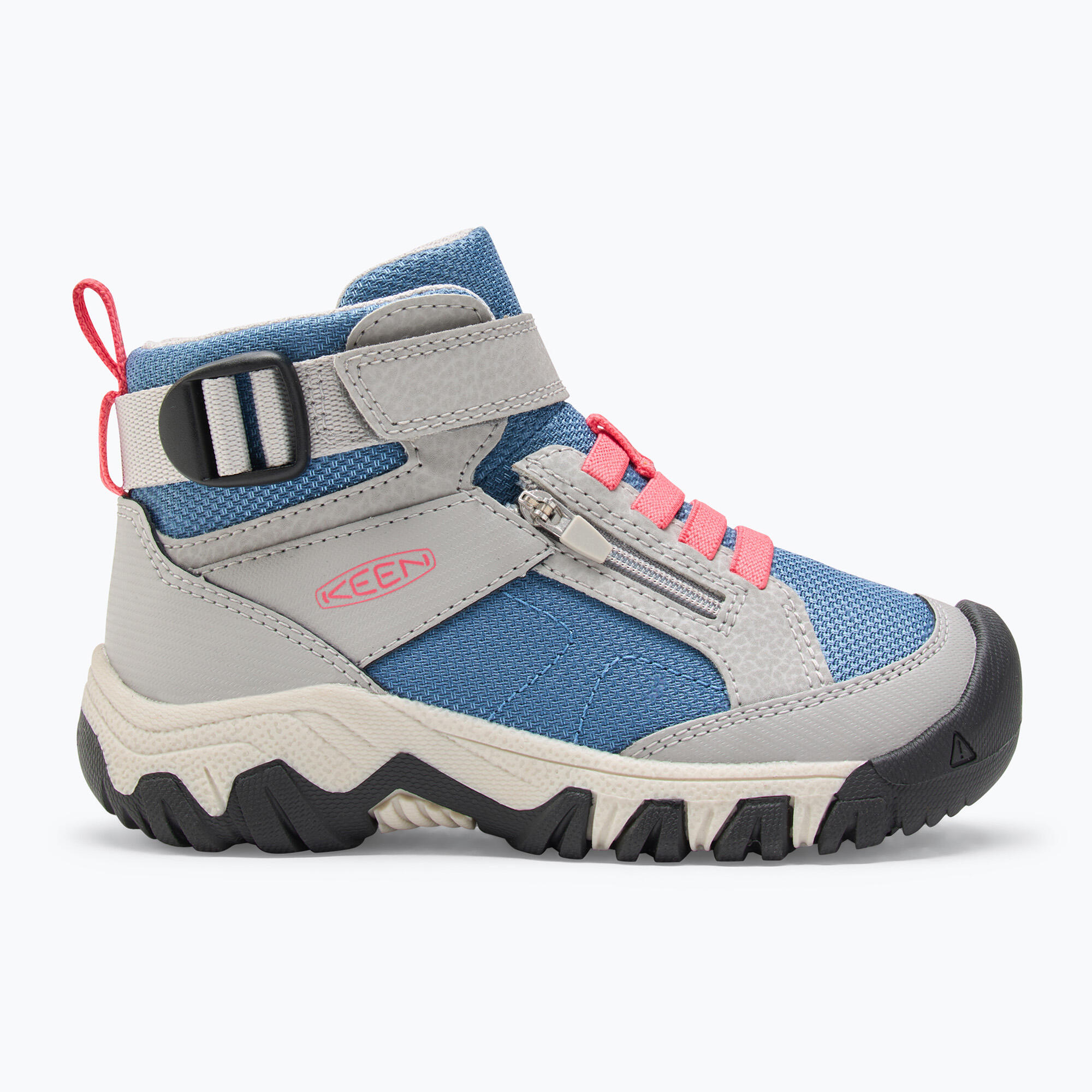 Scarpe da trekking per bambini KEEN Targhee Boundless alloy/rouge 2/7