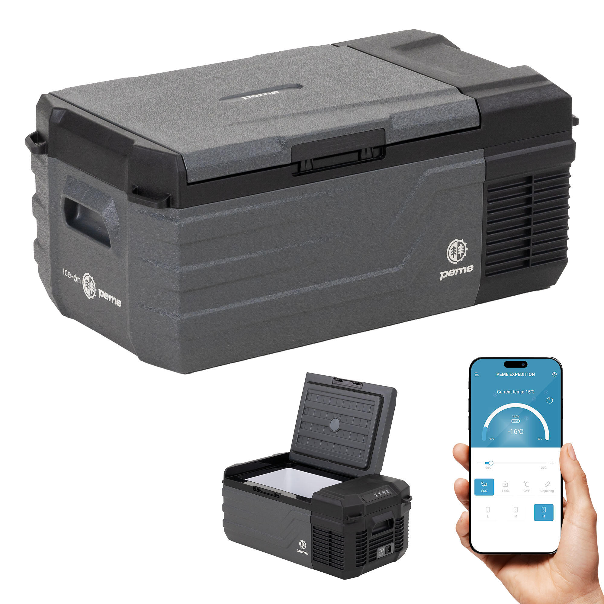 PEME Elektrický chladicí box Peme Quest 15L, 12/230v s mrazákem