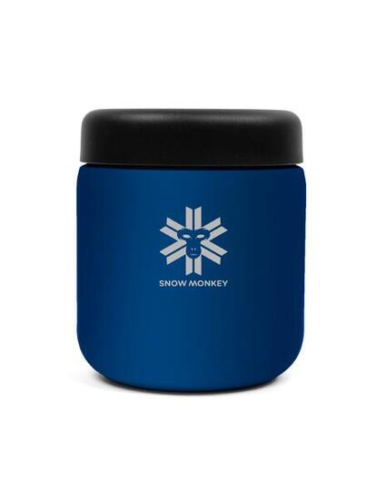 Thermos alimentaire Snow Monkey Foodie Maxi 480 ml midnight blue inox sous vide
