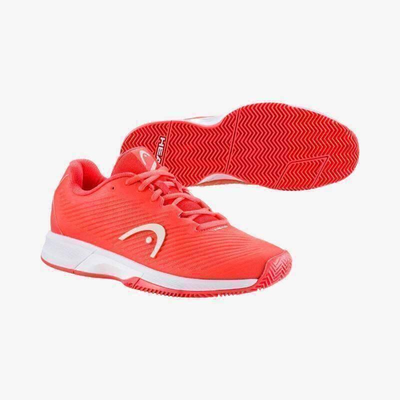 Zapatillas Head Revolt Pro 4.0 Clay Coral Blanco Mujer 2/5