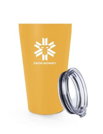 Mug thermique Snow Monkey 473 ml inox 18/8, 10 h isolation, bouchon étanche