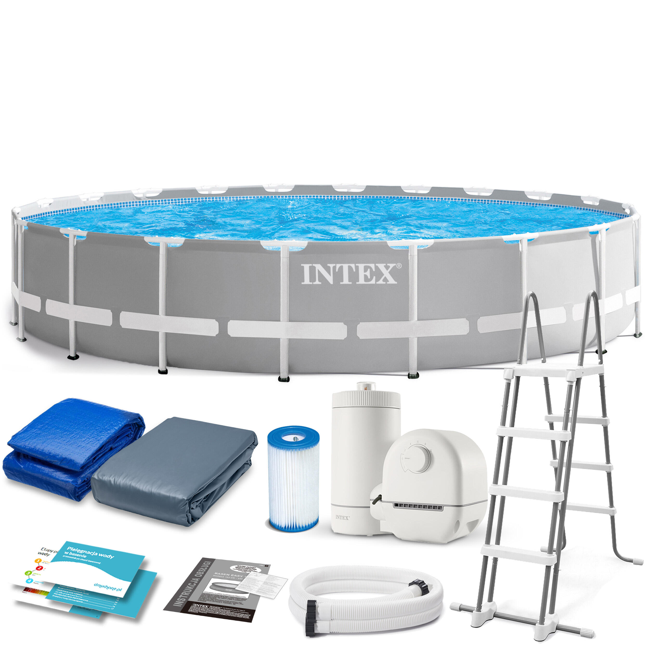 INTEX Intex 26756NP - Piscina Prisma Frame, Kit completo, 610x132 cm