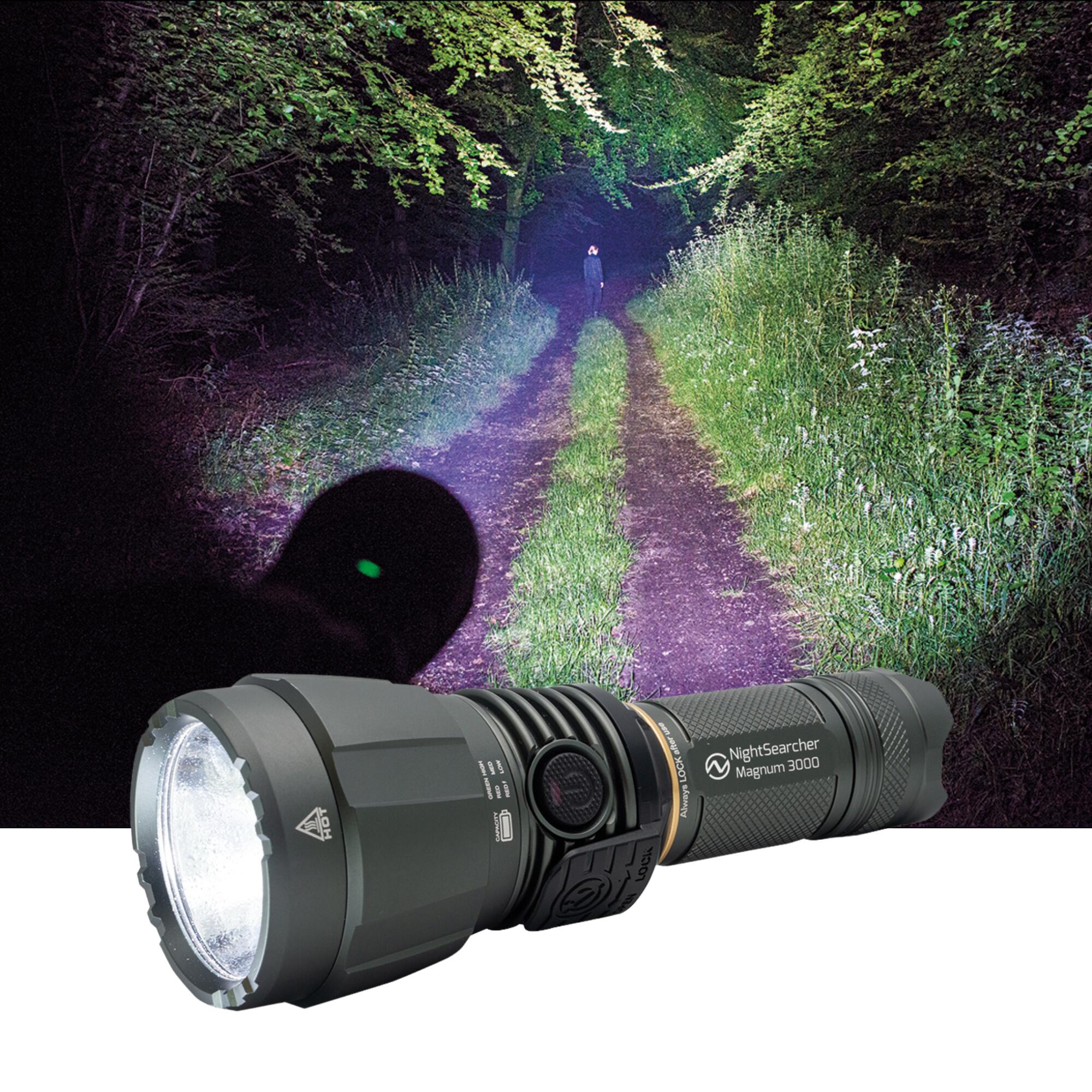 Magnum 3000 High-Performance, Heavy-Duty, Rechargeable LED Expedition Torch 1/5