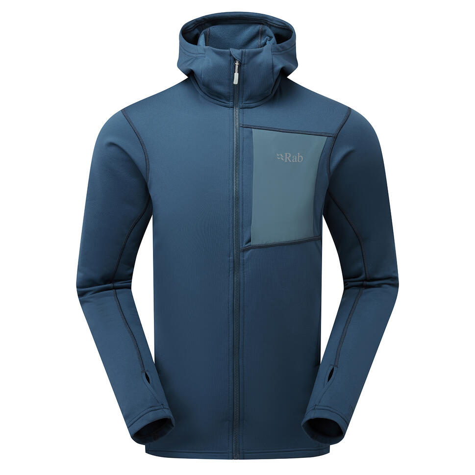 Bluza polarowa męska Rab Superflux Hoody z kapturem