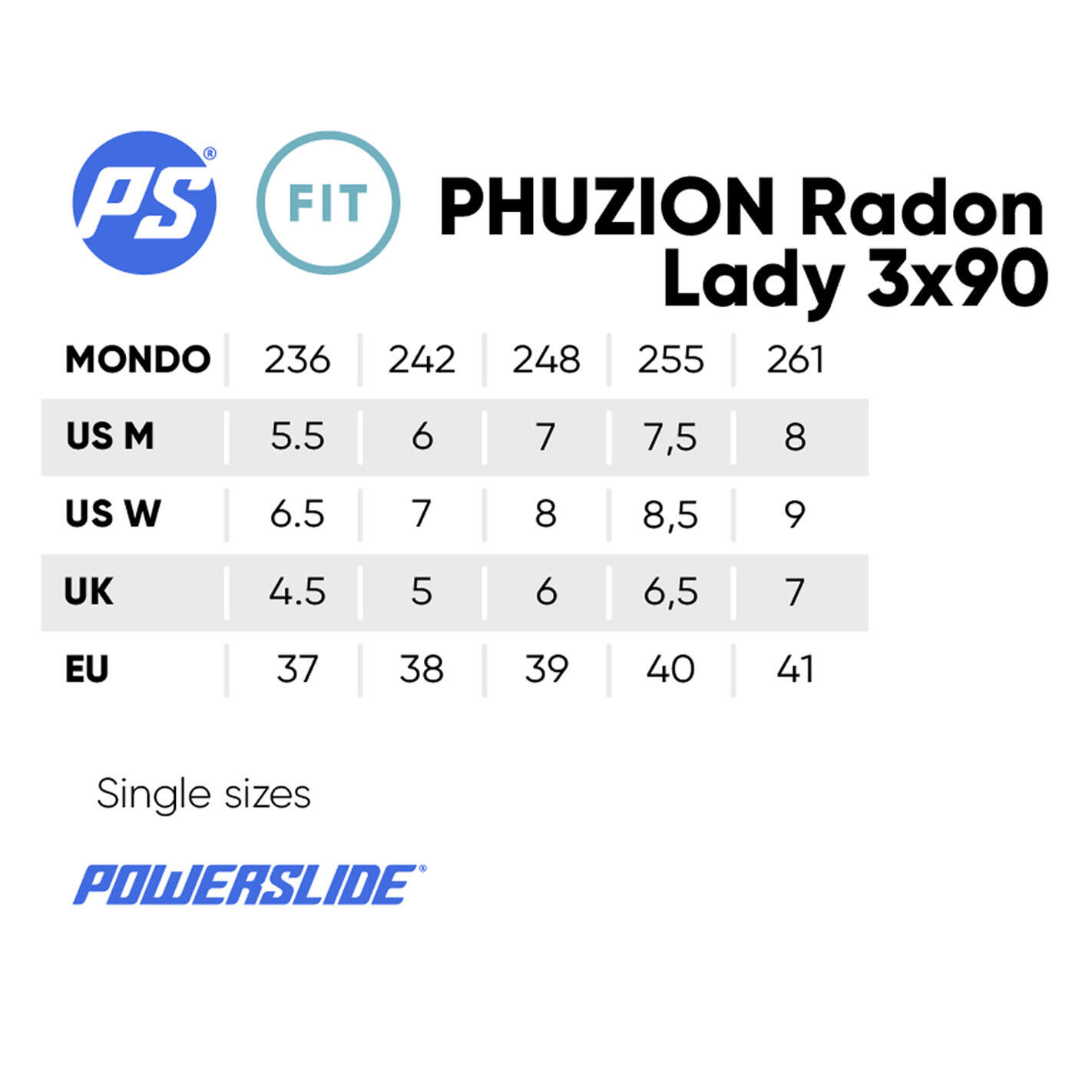Patines freeskate mujer Powerslide Radon 7/7