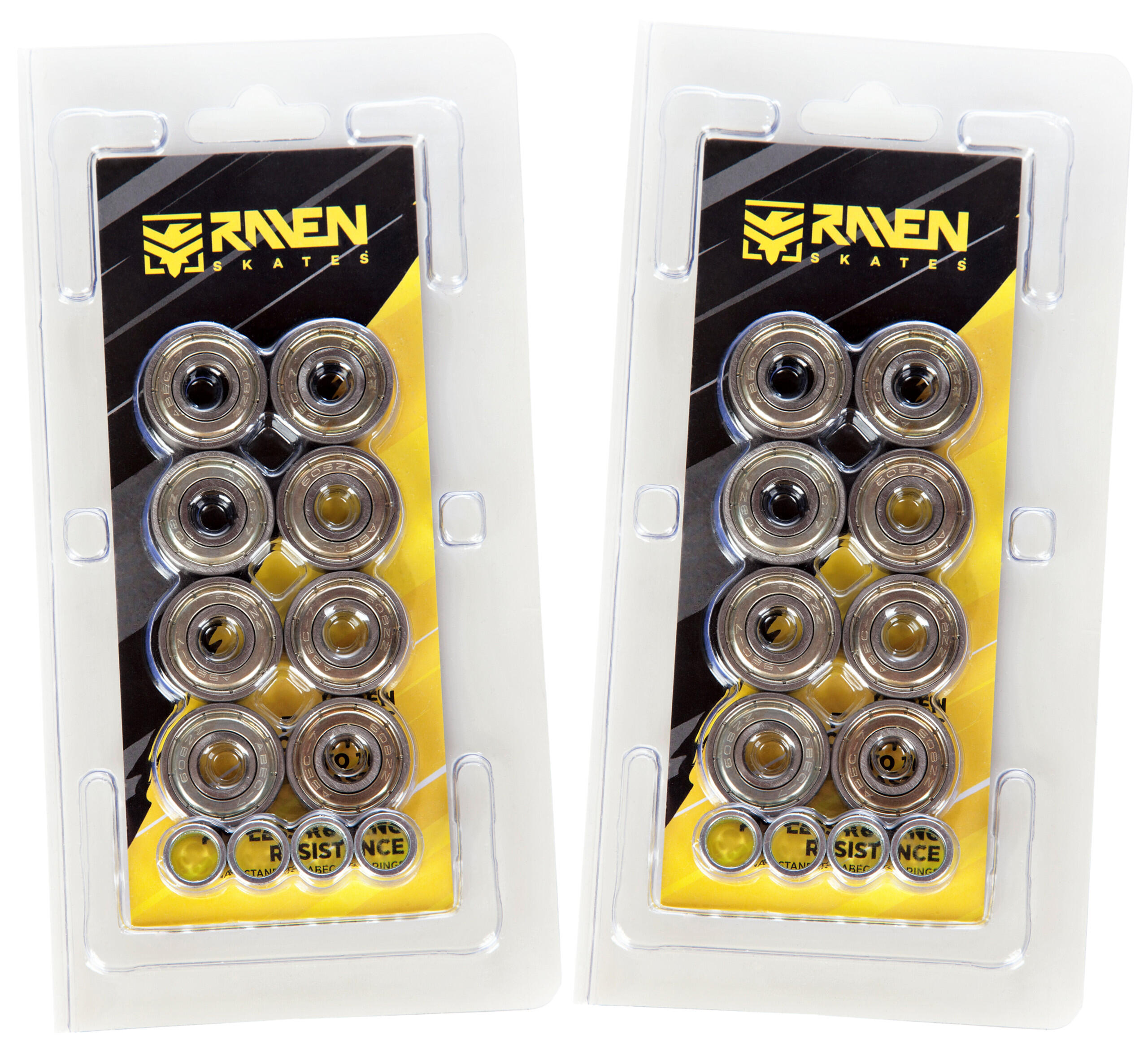 8x Rodas para patins + 16x Rolamentos RAVEN Abec7 5/5