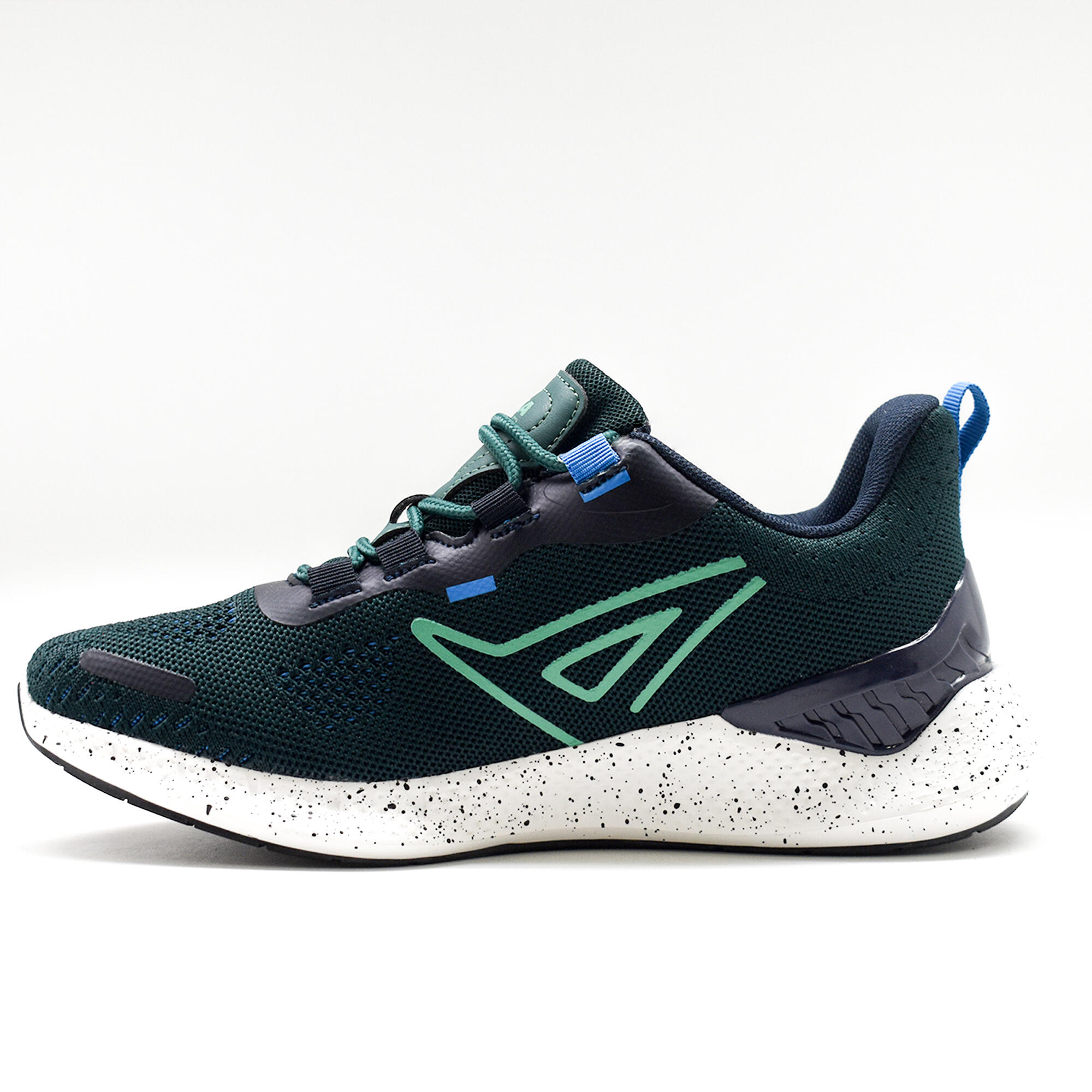 Hardloopschoenen DRILLED donker aquagroen 4/7