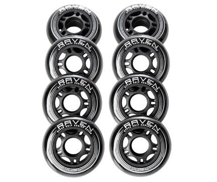 Kółka do rolek RAVEN 82A PU 80mm Komplet 8 sztuk