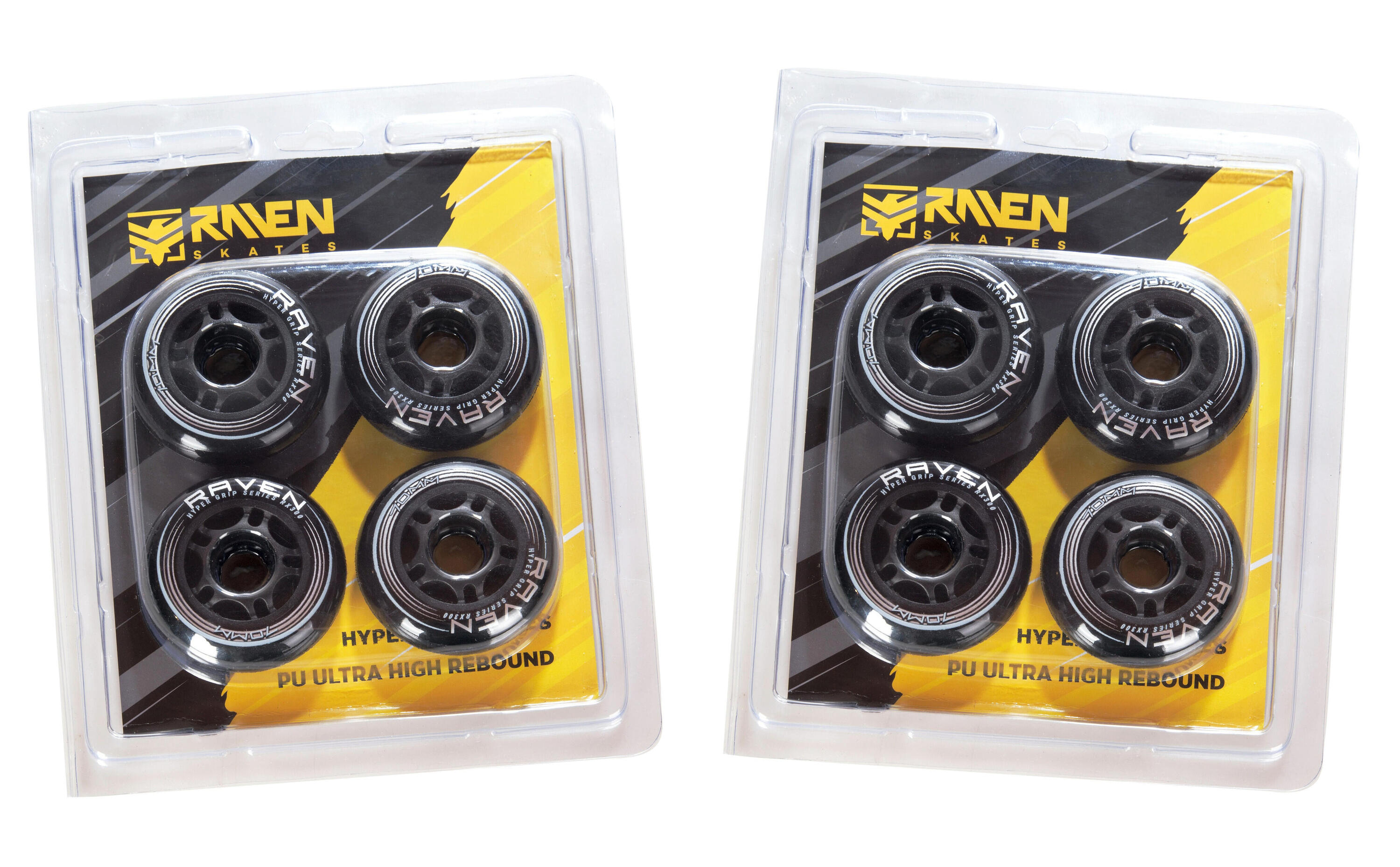 8x Rodas para patins + 16x Rolamentos RAVEN Abec7 2/5