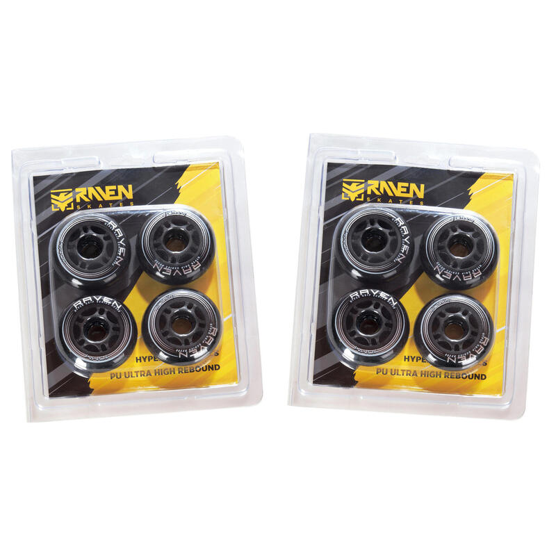 8x Kółka do rolek 72mm + 16x Łożyska Raven Abec7