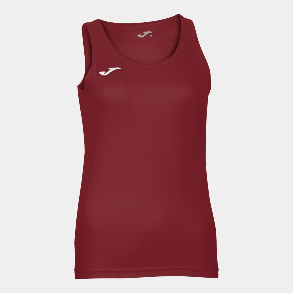 Joma Diana Women's Fitness Sleeveless Shirt Burgundy M