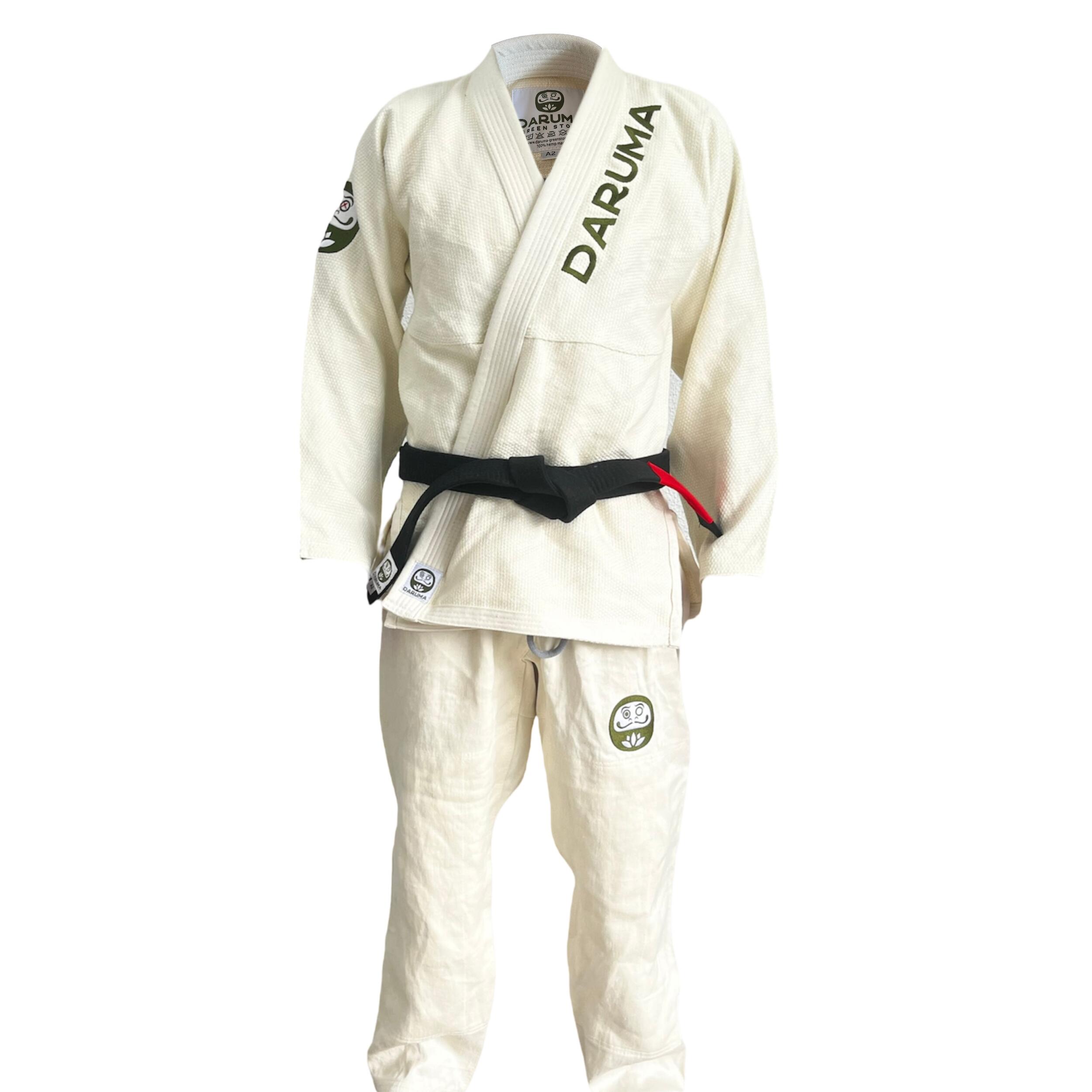 DARUMA Kimono 100% Gi de Canhâmo - branco natural