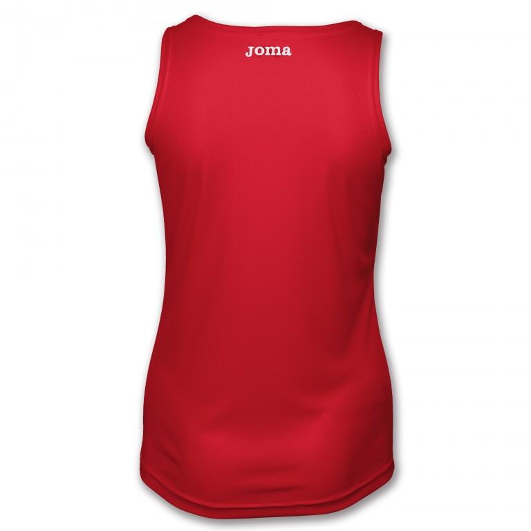 Débardeur Sans Manches Fitness Femme Joma Diana Rouge 2/7