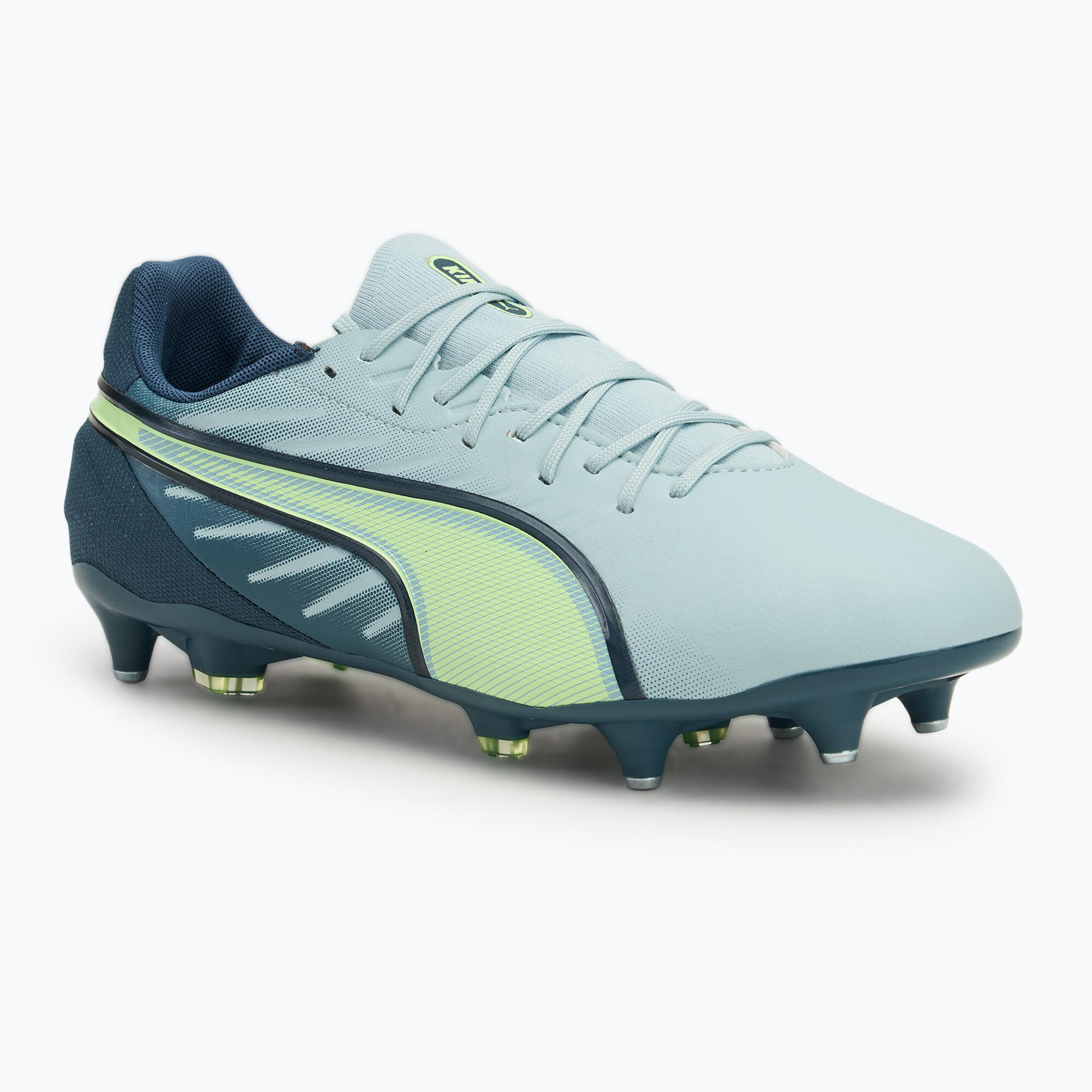Scarpe da calcio uomo PUMA King Match MxSG ed dew/fizzy apple 1/7