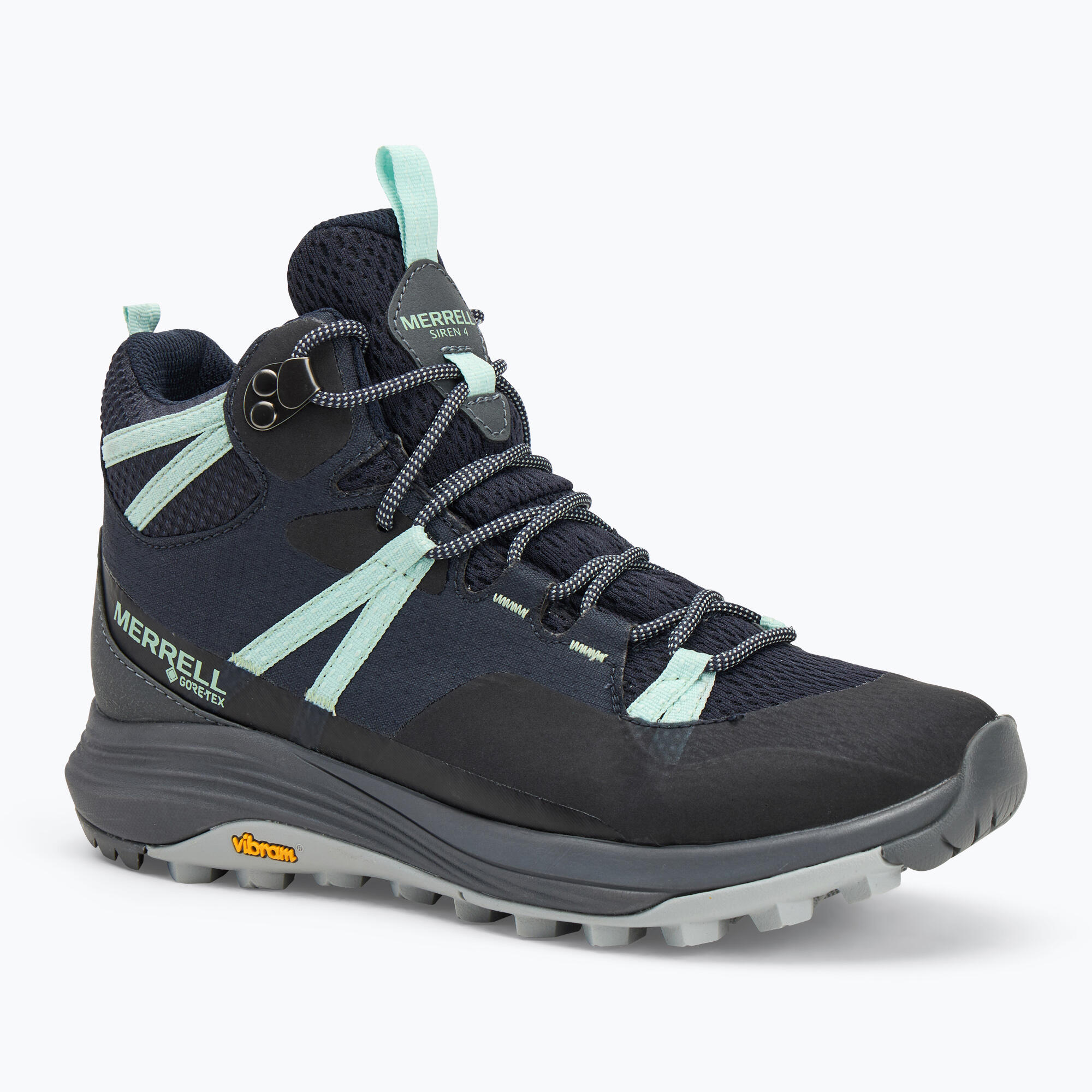 Merrell - Chaussures De Randonnée Pour Femmes Merrell Siren 4 Mid Gtx - Baskets - Bleu - Decathlon
