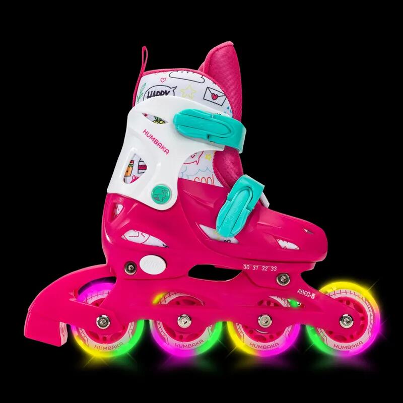 Pattini in linea per bambini HUMBAKA Starjet LED 3in1 6/7
