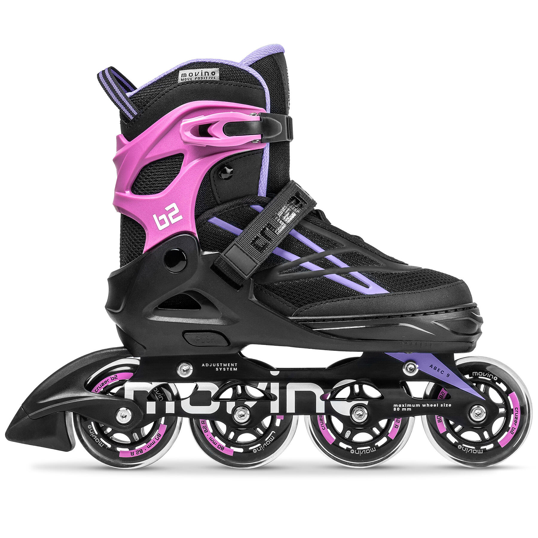Patins fitness ajustáveis ​​para crianças Movino Cruzer B2 -PP 3/8