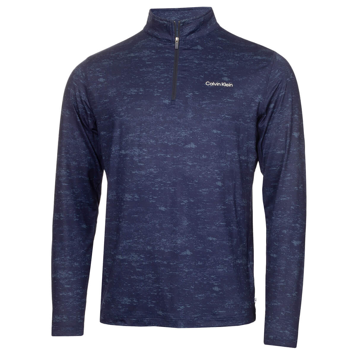 CALVIN KLEIN Calvin Klein Mens Newport Half Zip Sweater - Evening Blue - M