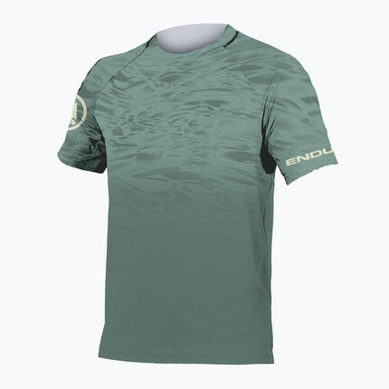 Maillot Manches Courtes Homme Endura Marble Edition Limitée Vert