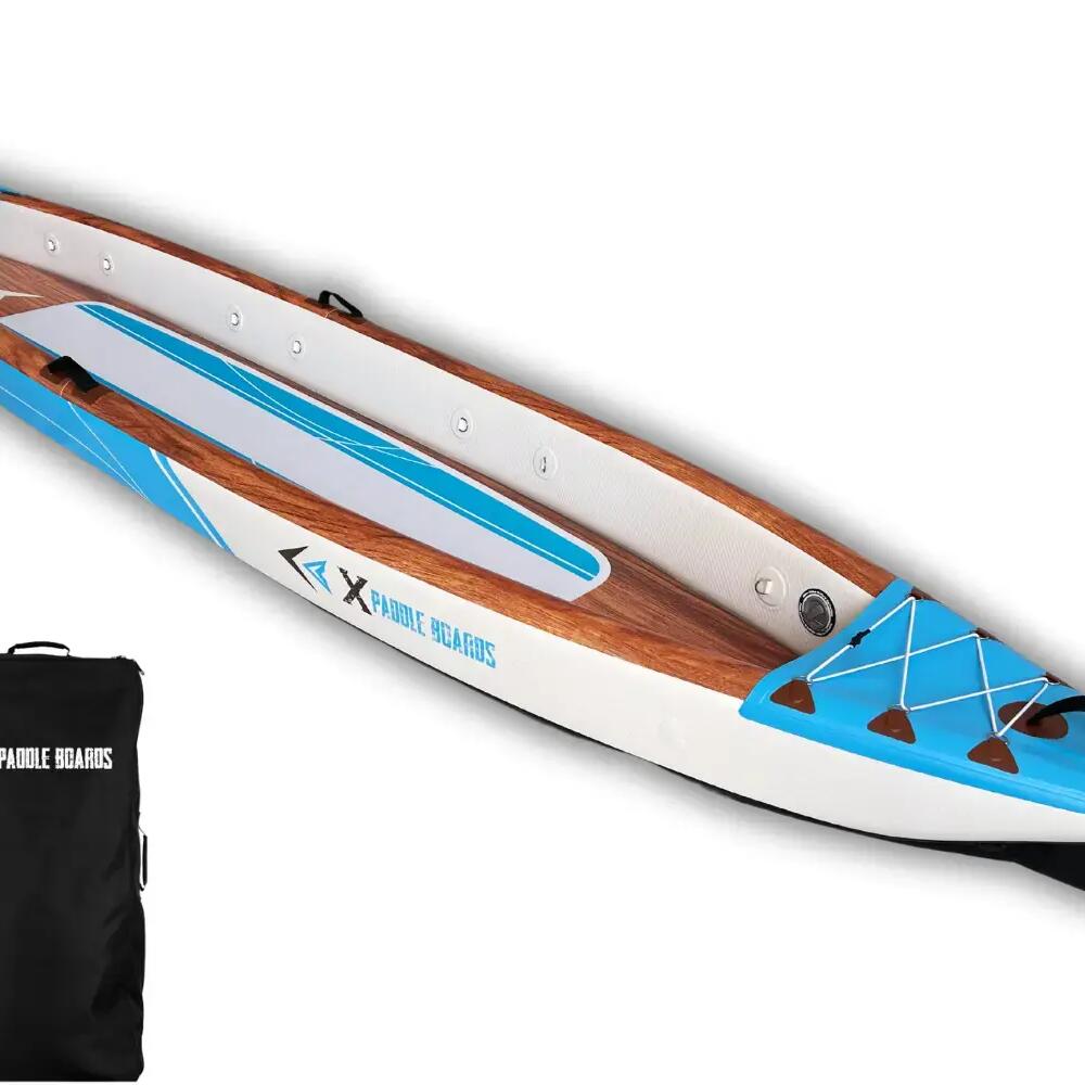 K-BLUE 3-Person Drop-Stitch Inflatable Kayak 490x85x42 cm – Complete Pack