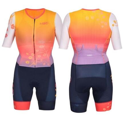 Triathlonbekleidung Frauen Mako Pro Set-In Blossom