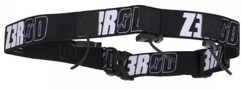 Z3R0D - centura alergare - race belt - negru