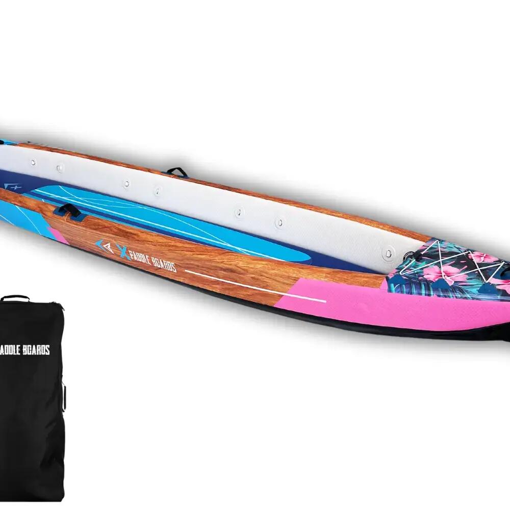 Inflatable 3-Person Drop-Stitch Canoe Kayak 490 x 85 x 42 cm K-Hawaii