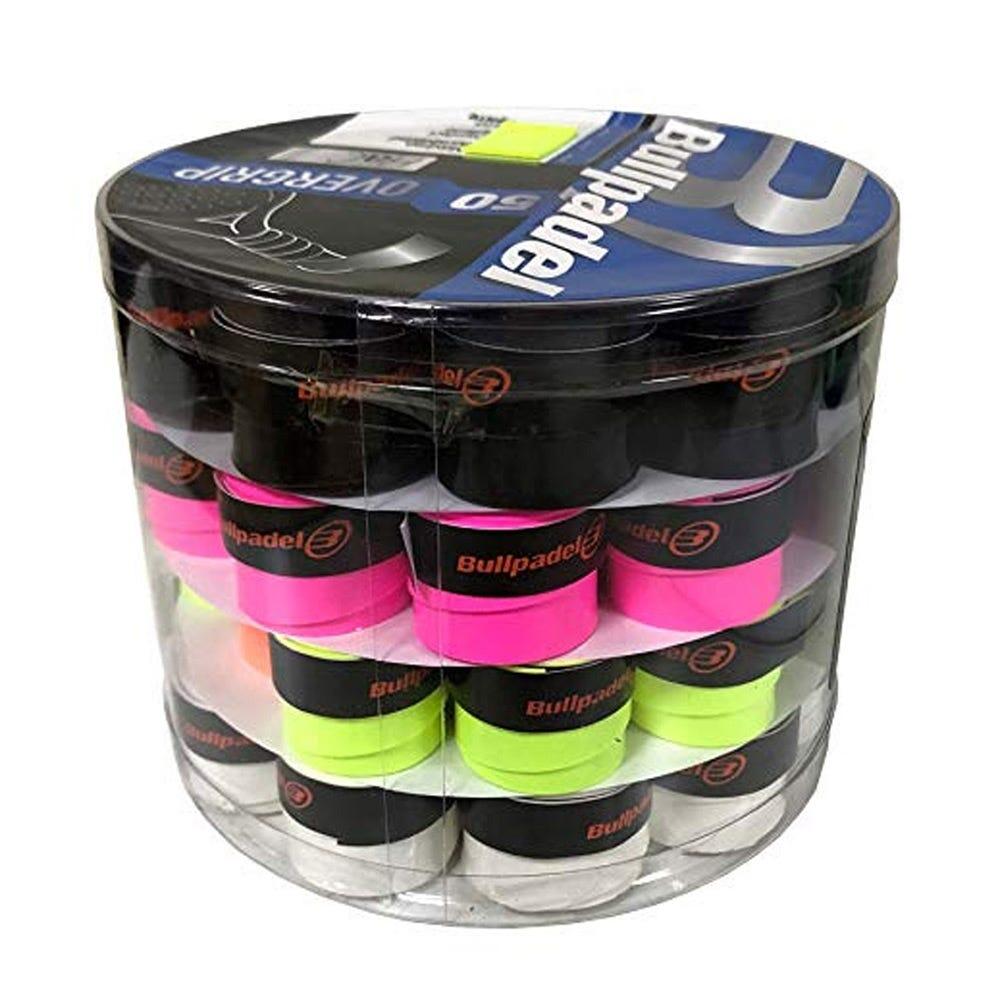 Bullpadel Tubo De 50 Overgrips Bullpadel Multicoloridos
