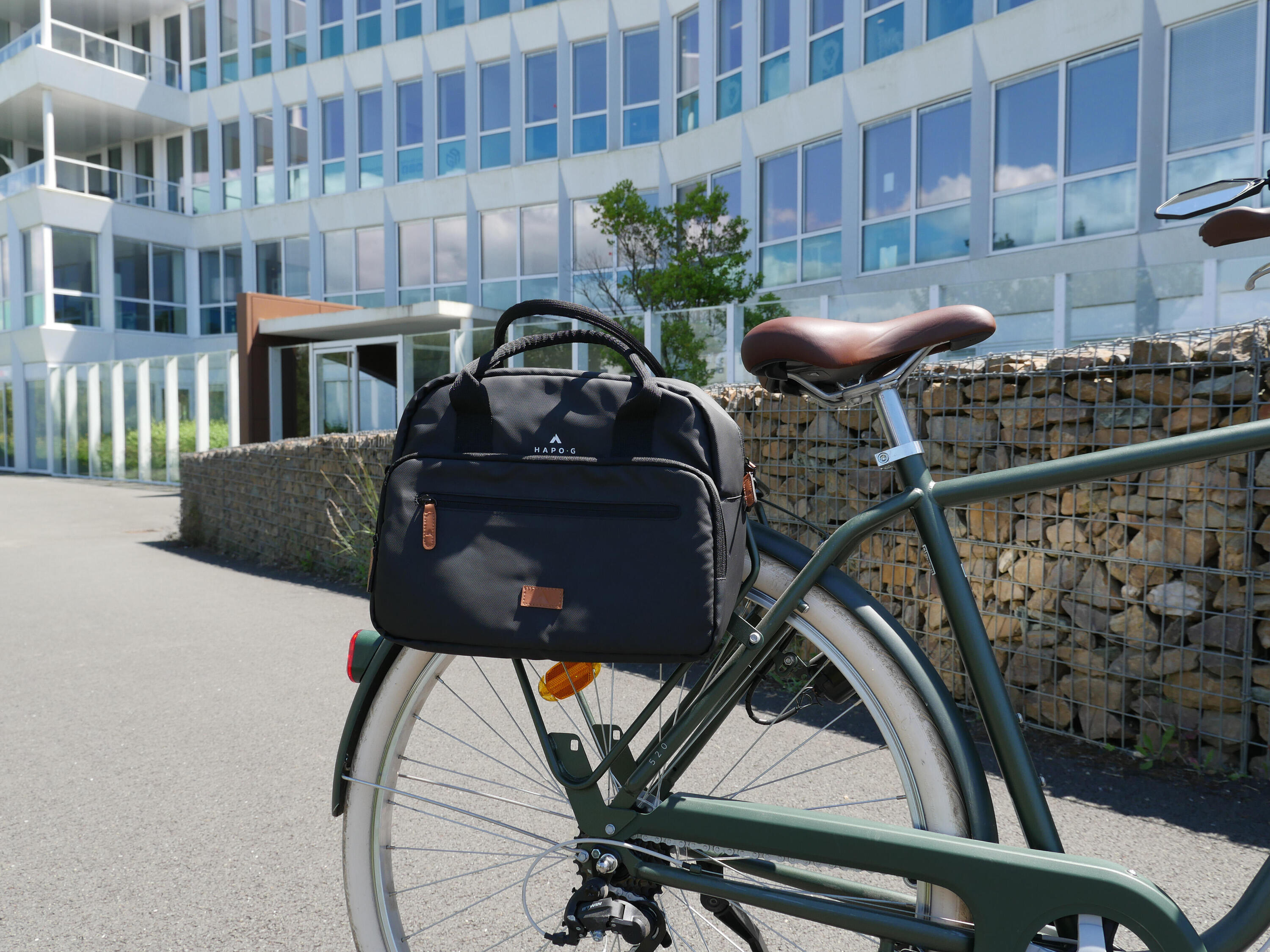 Sacoche arrière vélo 14L NOIR 3/7