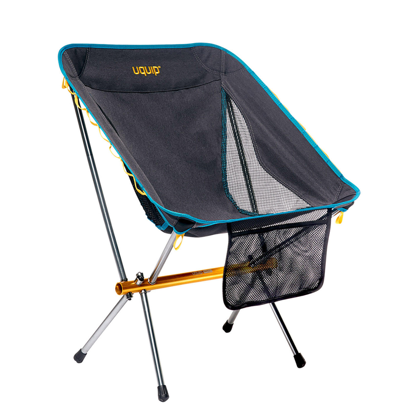 Uquip - Chaise De Camping Infinity Chaise Légère Pliable Ultraléger Alu 120 Kg - Chaise - Gris - Taille Unique - Decathlon