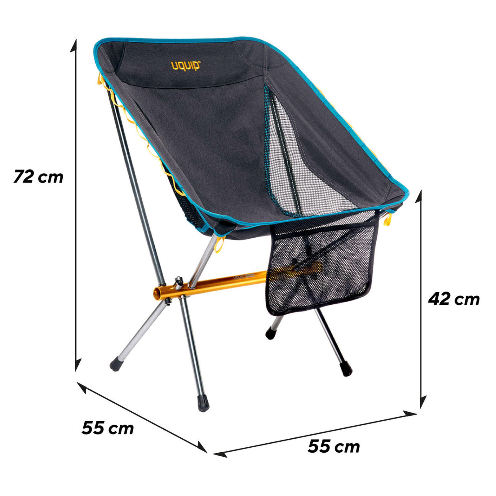 Sedia da campeggio Infinity Sedia leggera Pieghevole Alluminio 120 kg 2/7