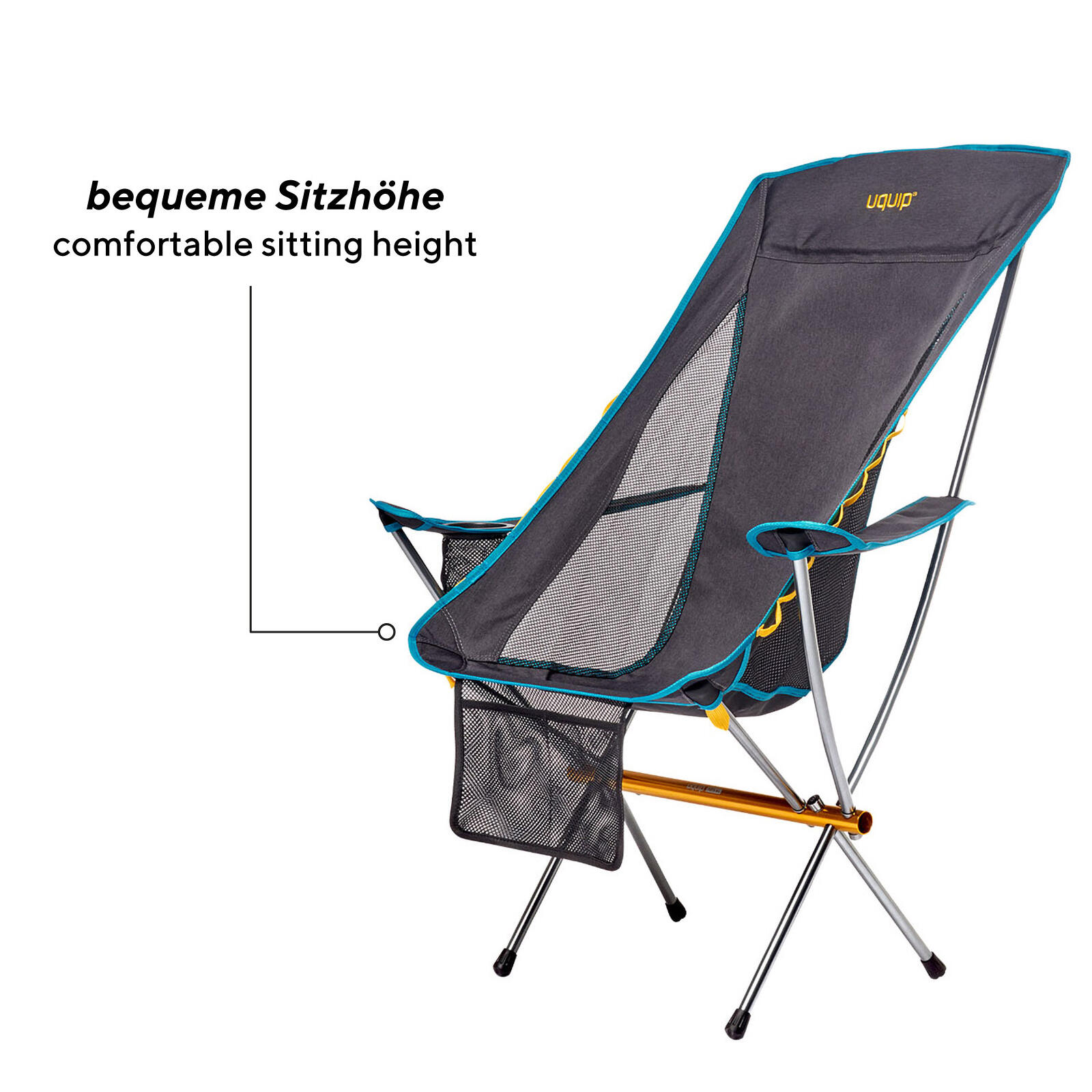 Sedia da campeggio Infinity Lounger Sedia leggera Alluminio ultraleggero 120 kg 3/7